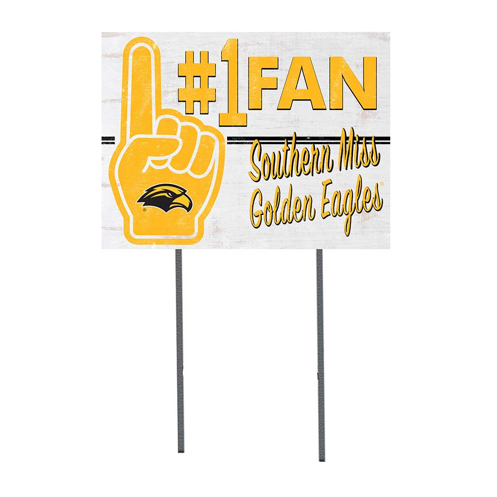 18x24 Lawn Sign #1 Fan Southern Mississippi Golden Eagles