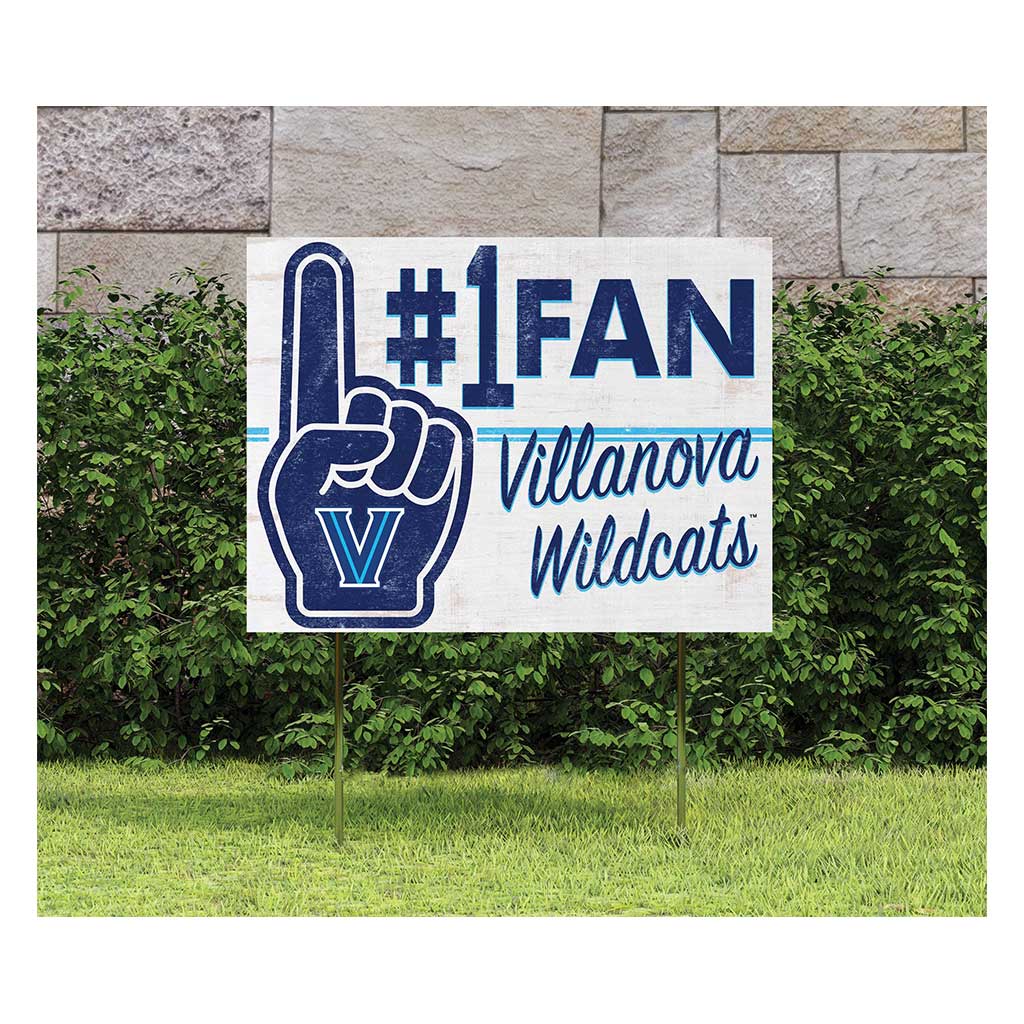 18x24 Lawn Sign #1 Fan Villanova Wildcats