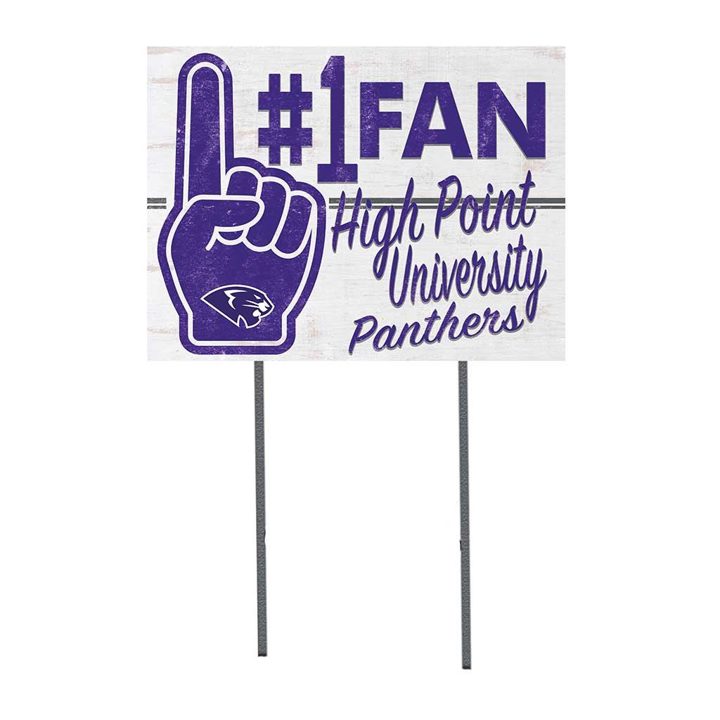 18x24 Lawn Sign #1 Fan High Point Panthers