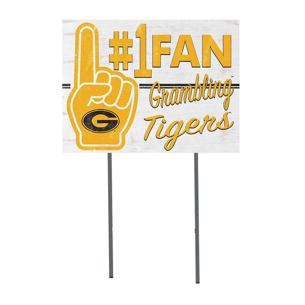 18x24 Lawn Sign #1 Fan Grambling State Tigers