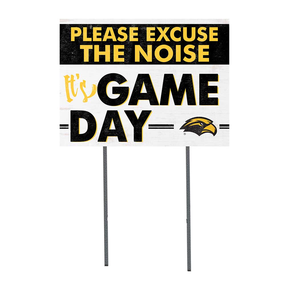 18x24 Lawn Sign Excuse the Noise Southern Mississippi Golden Eagles