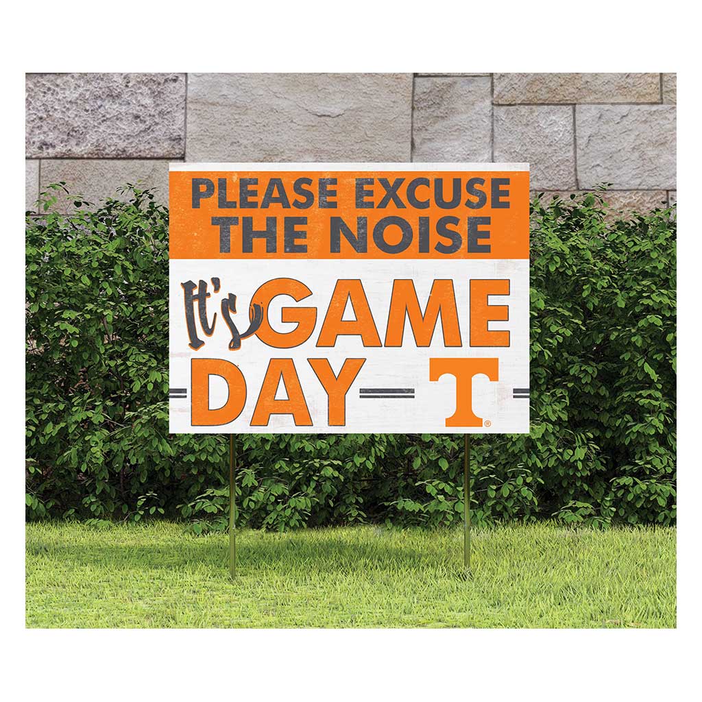 18x24 Lawn Sign Excuse the Noise Tennessee Volunteers
