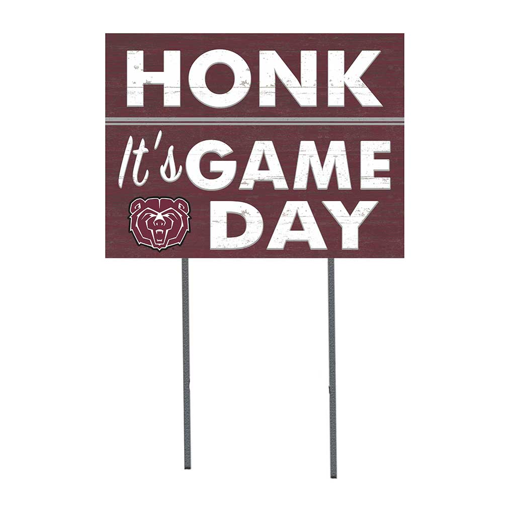 18x24 Lawn Sign Honk Game Day Missouri State Bears