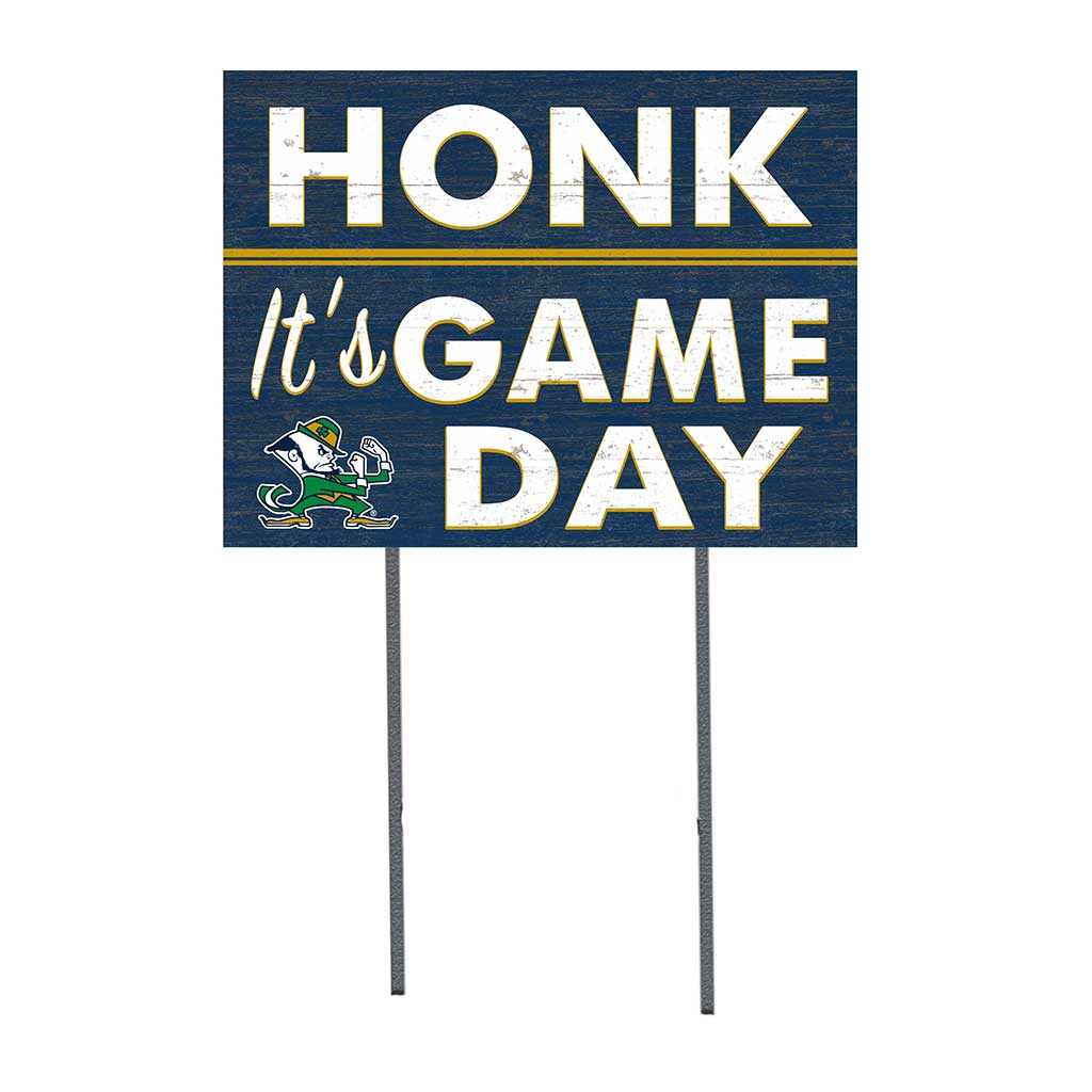 18x24 Lawn Sign Honk Game Day Notre Dame Fighting Irish