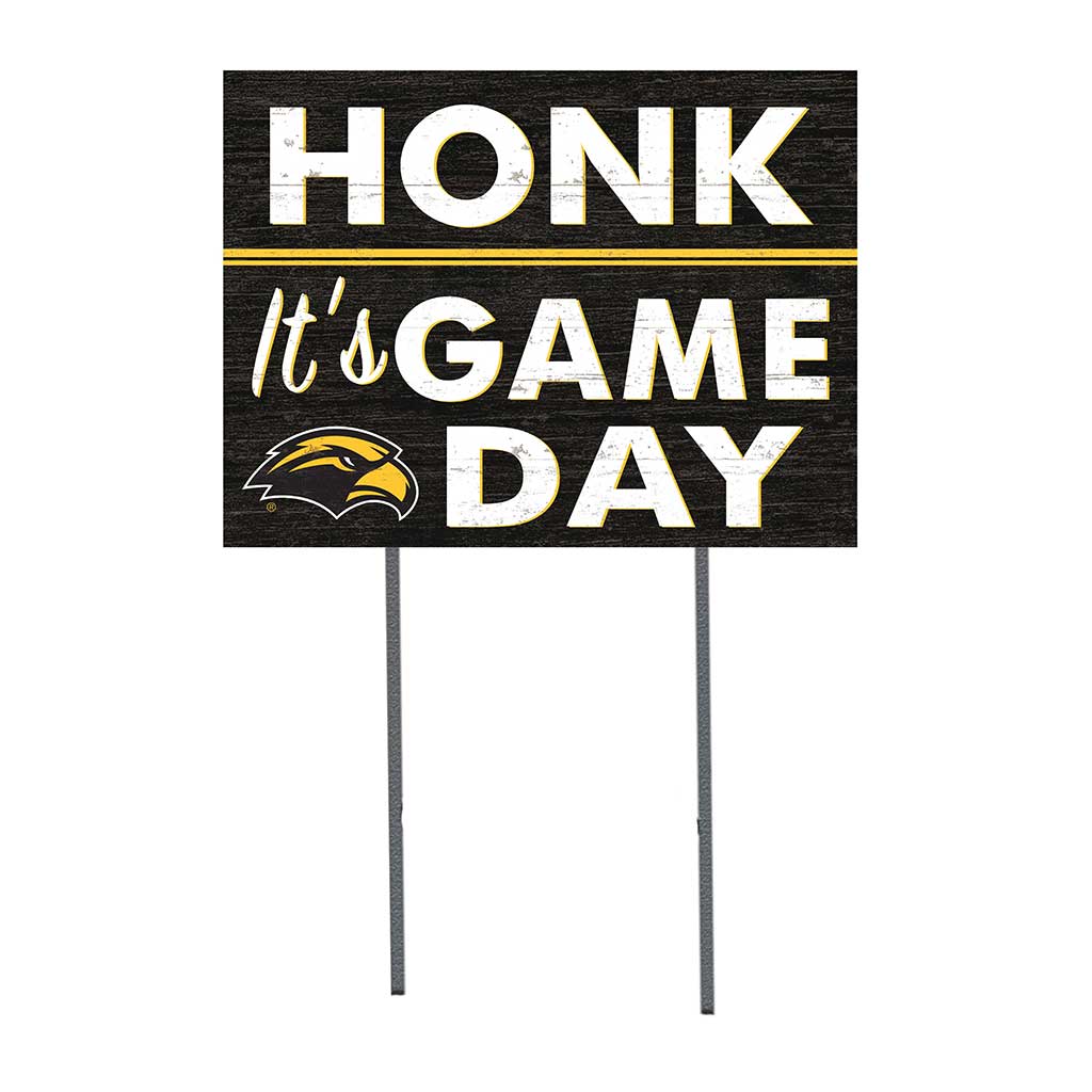 18x24 Lawn Sign Honk Game Day Southern Mississippi Golden Eagles