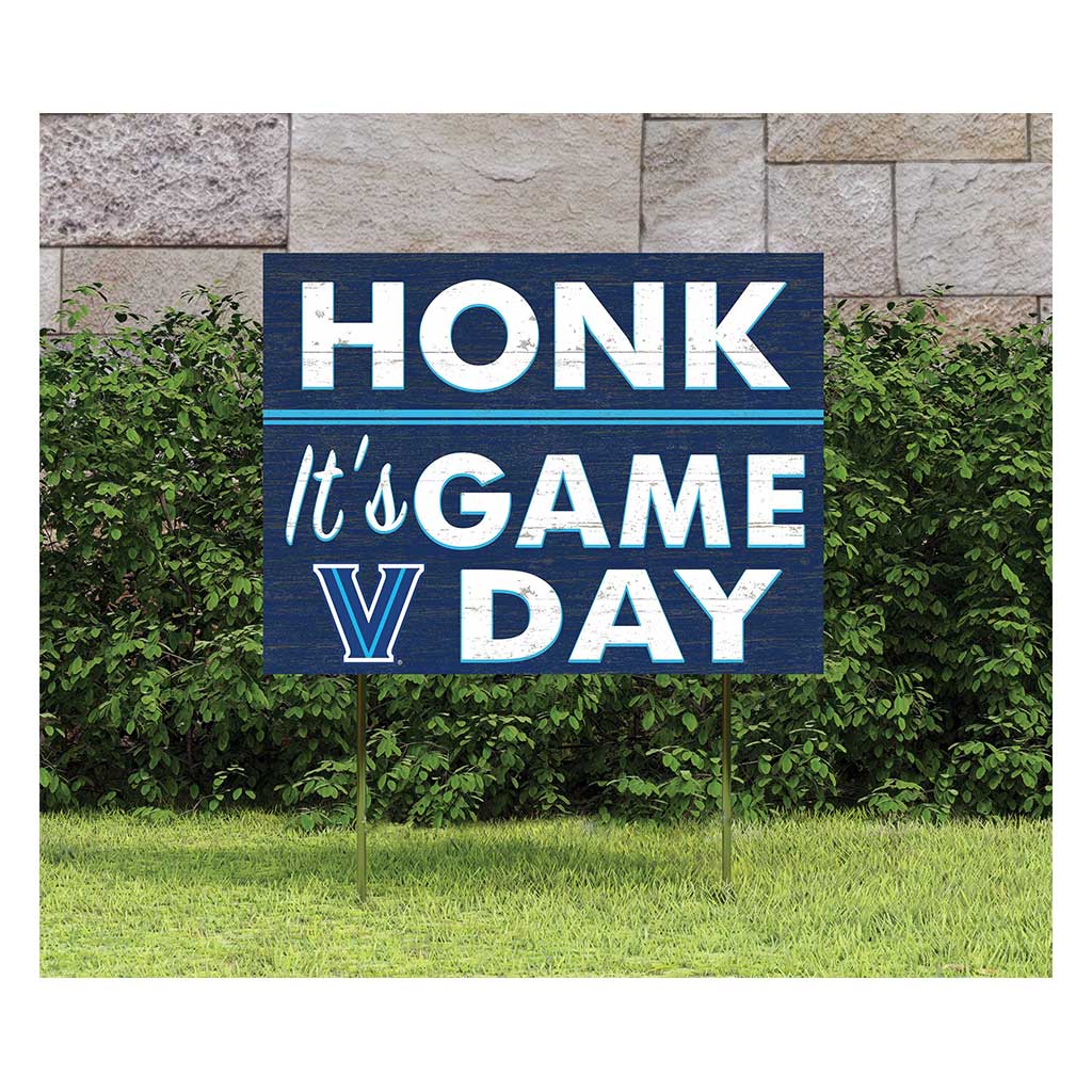 18x24 Lawn Sign Honk Game Day Villanova Wildcats