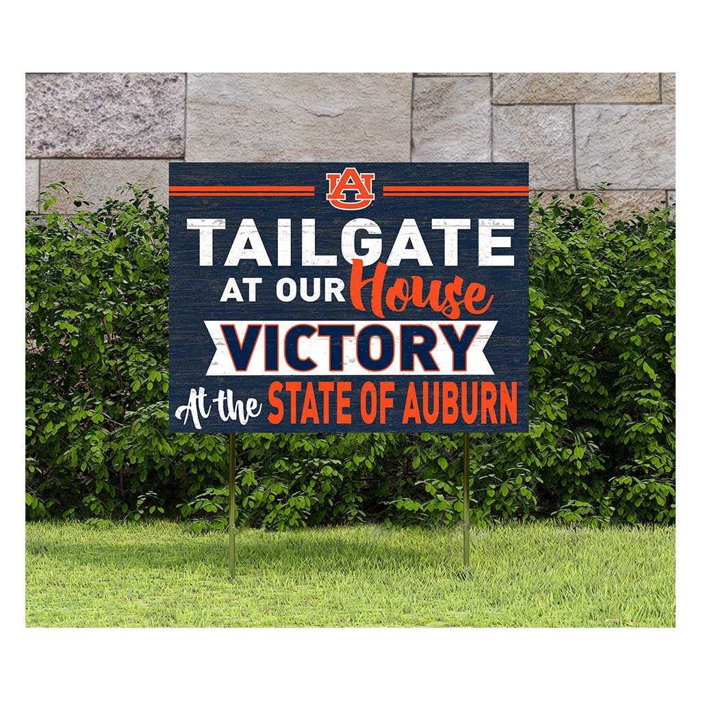 18x24 Lawn Sign Tailgate at Our House Auburn Tigers