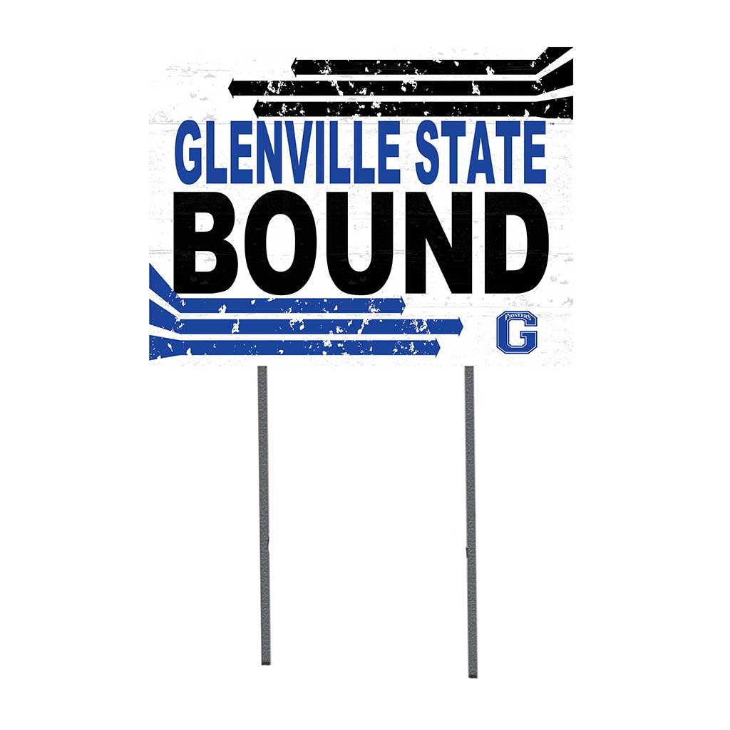 18x24 Lawn Sign Retro School Bound Glenville State Pioneers