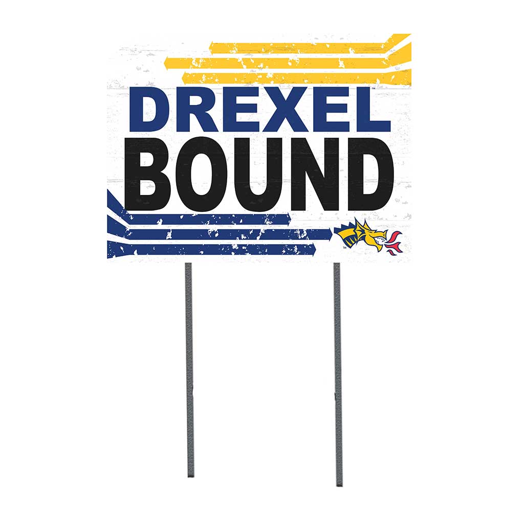 18x24 Lawn Sign Retro School Bound Drexel Dragons