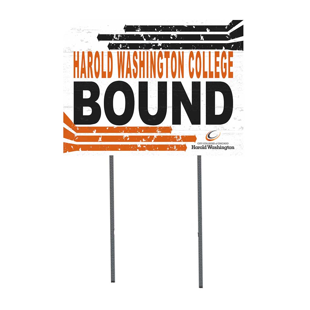 18x24 Lawn Sign Retro School Bound Harold Washington College Phoenix