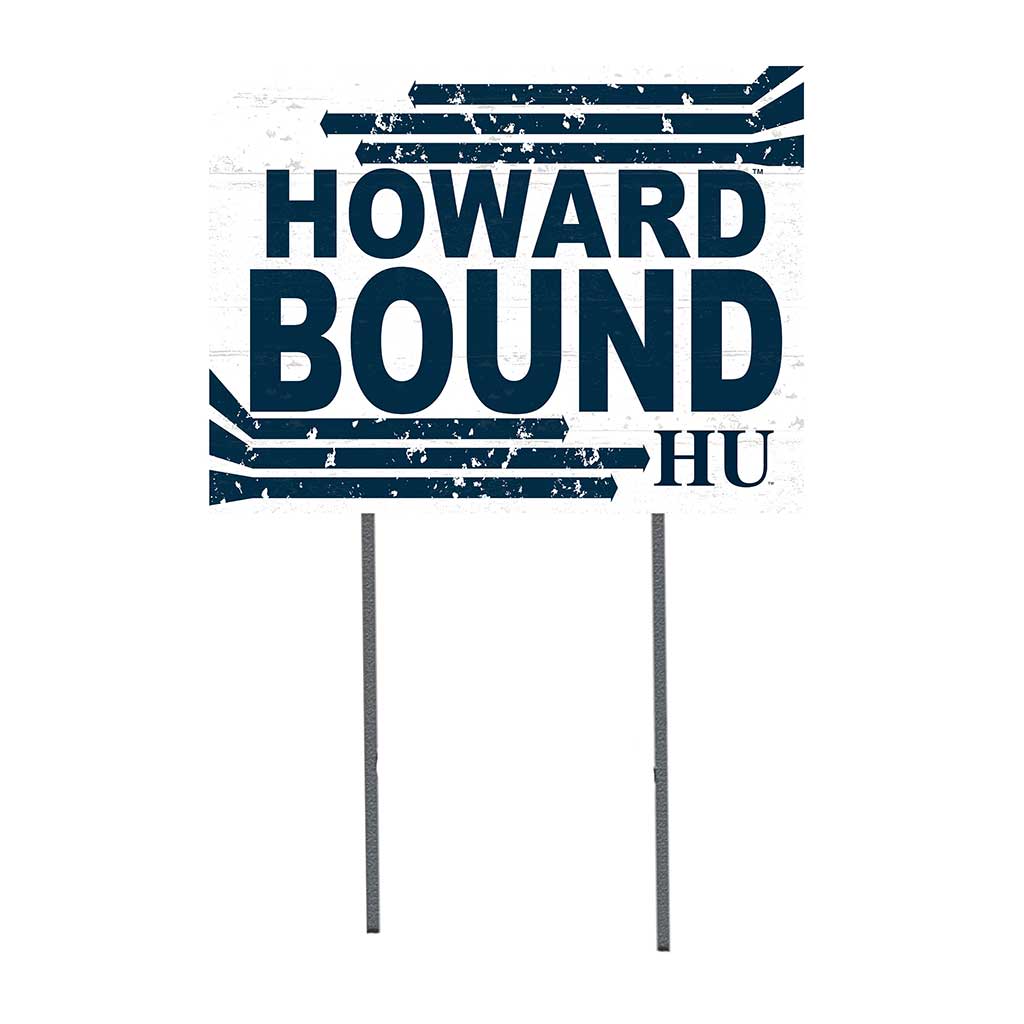 18x24 Lawn Sign Retro School Bound Howard Bison