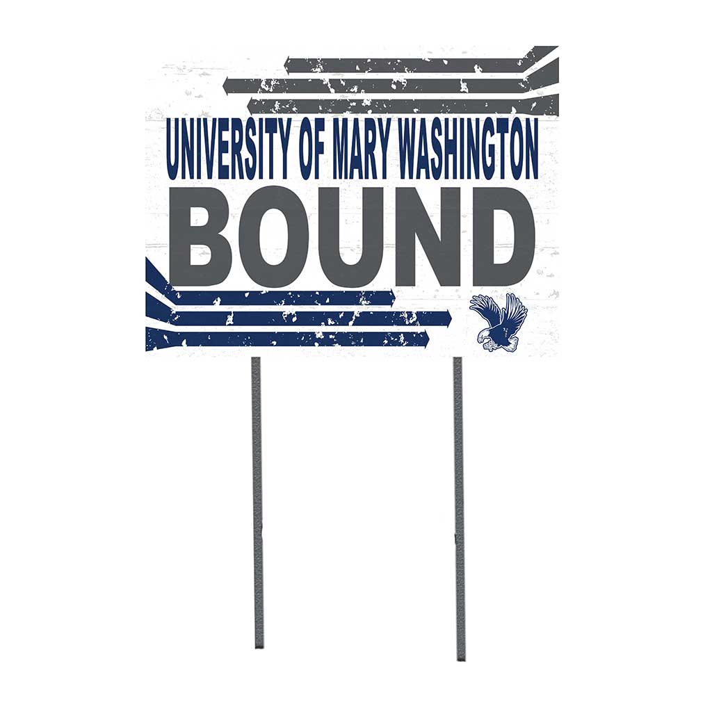 18x24 Lawn Sign Retro School Bound University of Mary Washington Eagles
