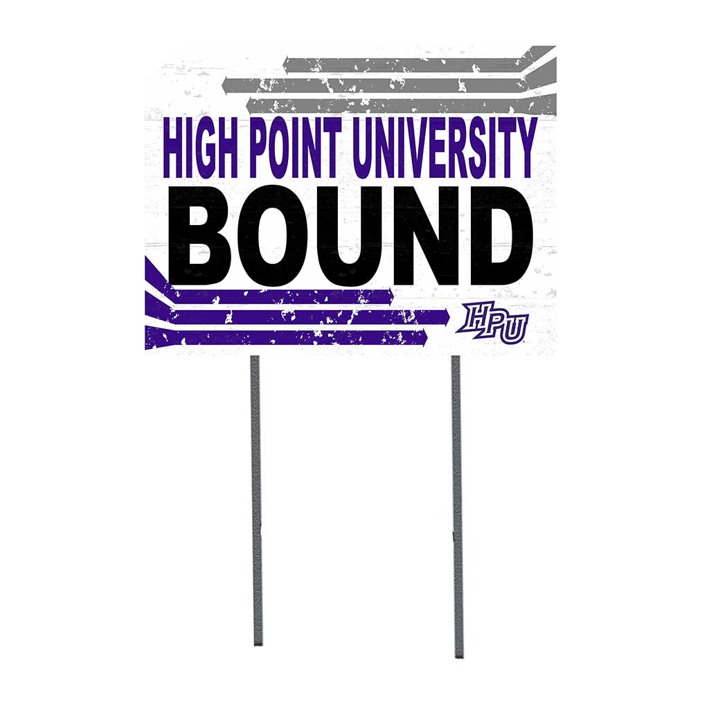 18x24 Lawn Sign Retro School Bound High Point Panthers