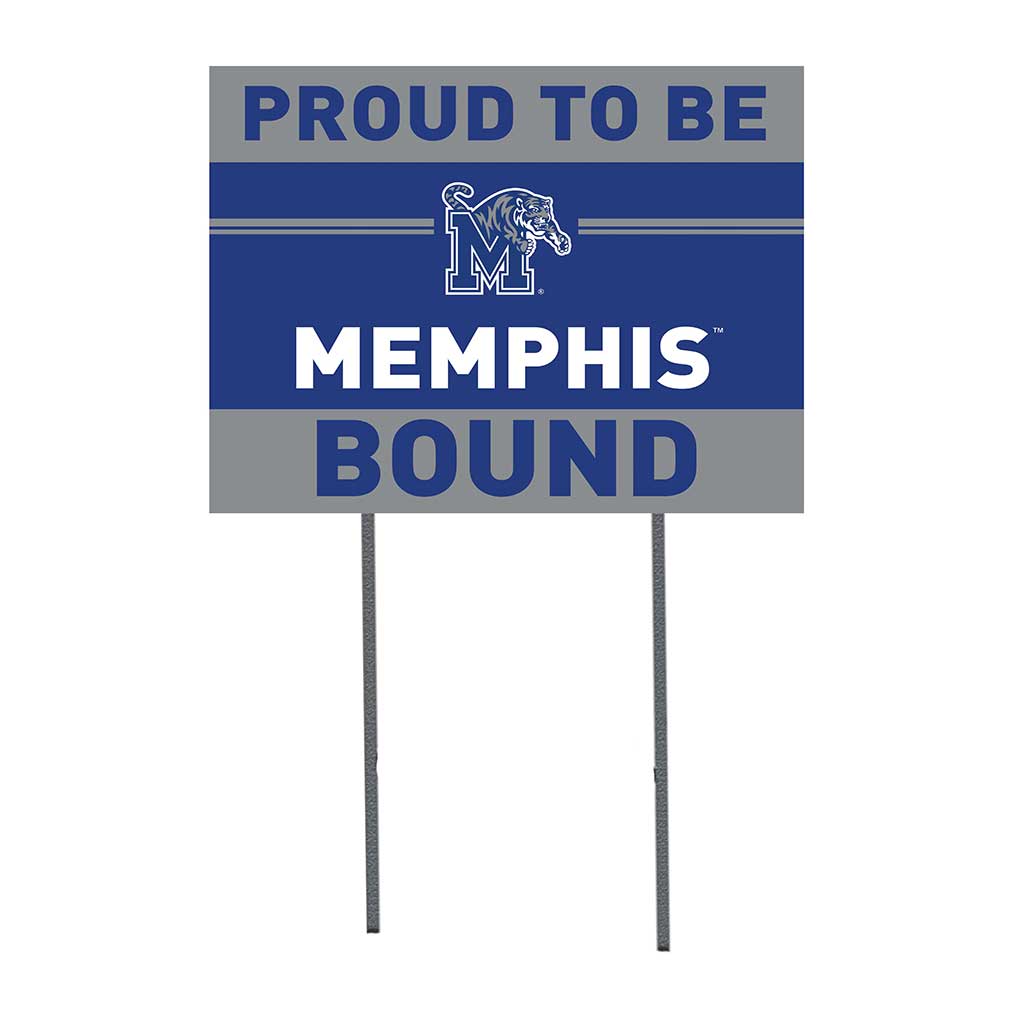 18x24 Lawn Sign Proud to be School Bound Memphis Tigers