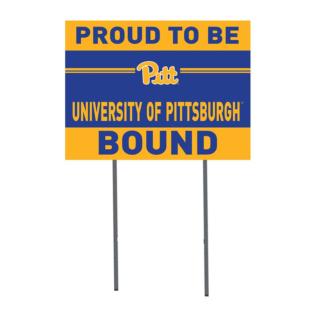 18x24 Lawn Sign Proud to be School Bound Pittsburgh Panthers