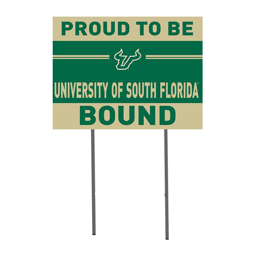 18x24 Lawn Sign Proud to be School Bound South Florida Bulls