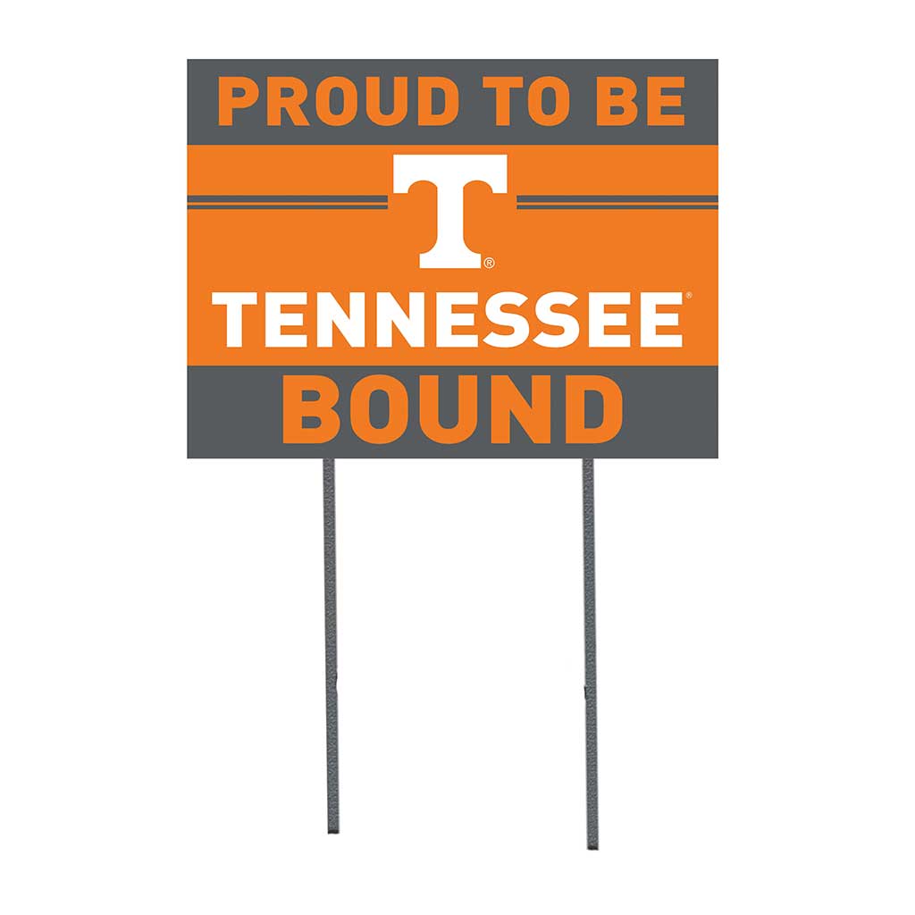 18x24 Lawn Sign Proud to be School Bound Tennessee Volunteers
