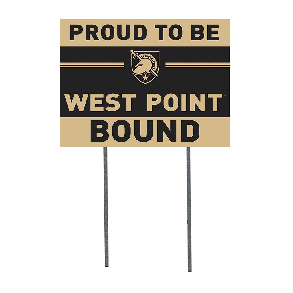 18x24 Lawn Sign Proud to be School Bound West Point Black Knights