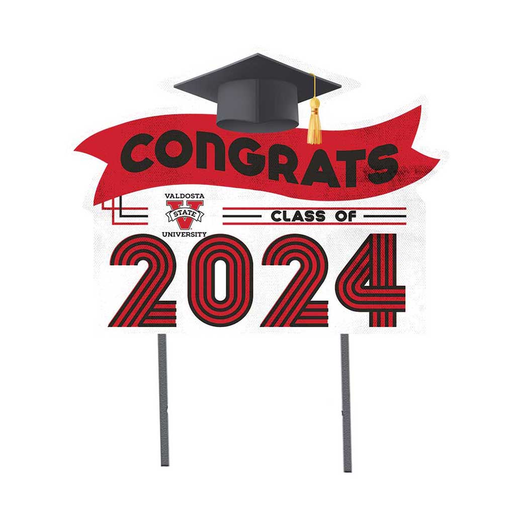 18x24 Congrats Graduation Lawn Sign Valdosta State Blazers