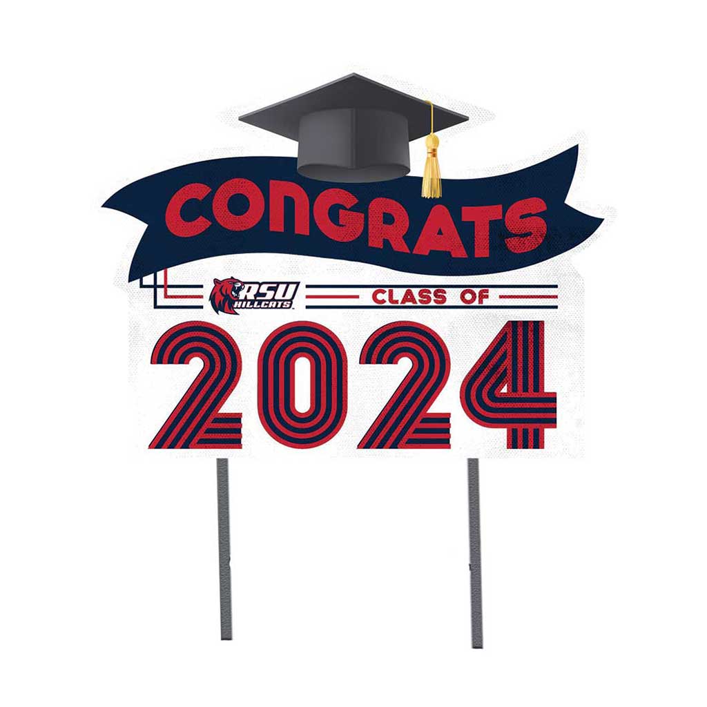18x24 Congrats Graduation Lawn Sign Rogers State University Hillcats