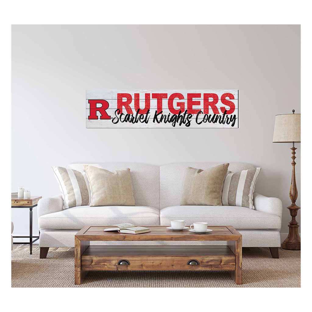40x10 Sign With Logo Rutgers - Newark