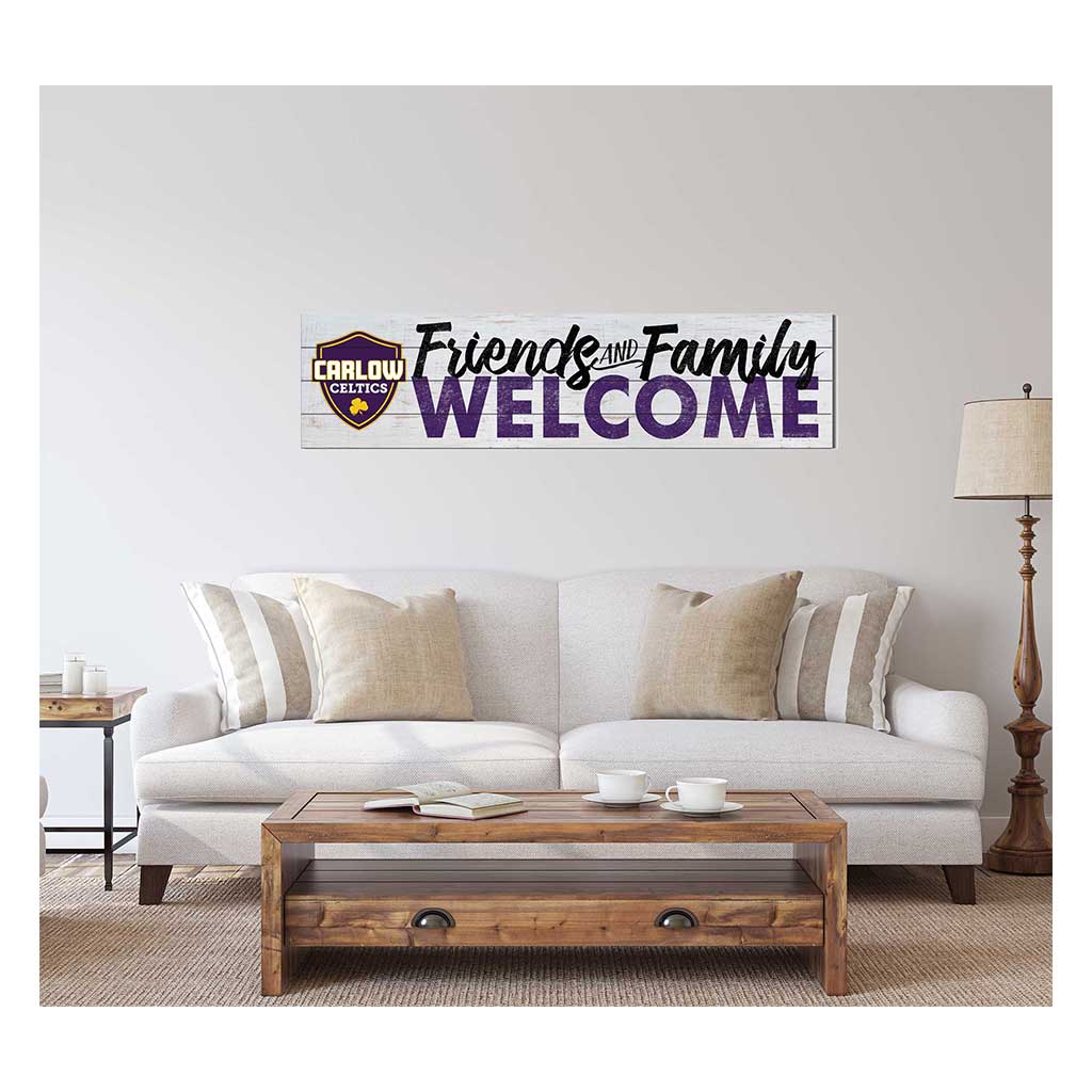 40x10 Sign Friends Family Welcome Carlow University Celtics