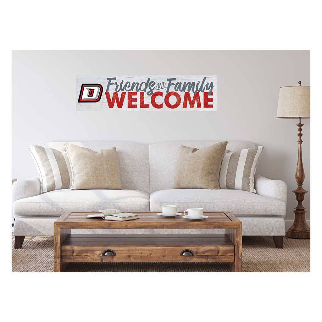 40x10 Sign Friends Family Welcome D'Youville College Spartans