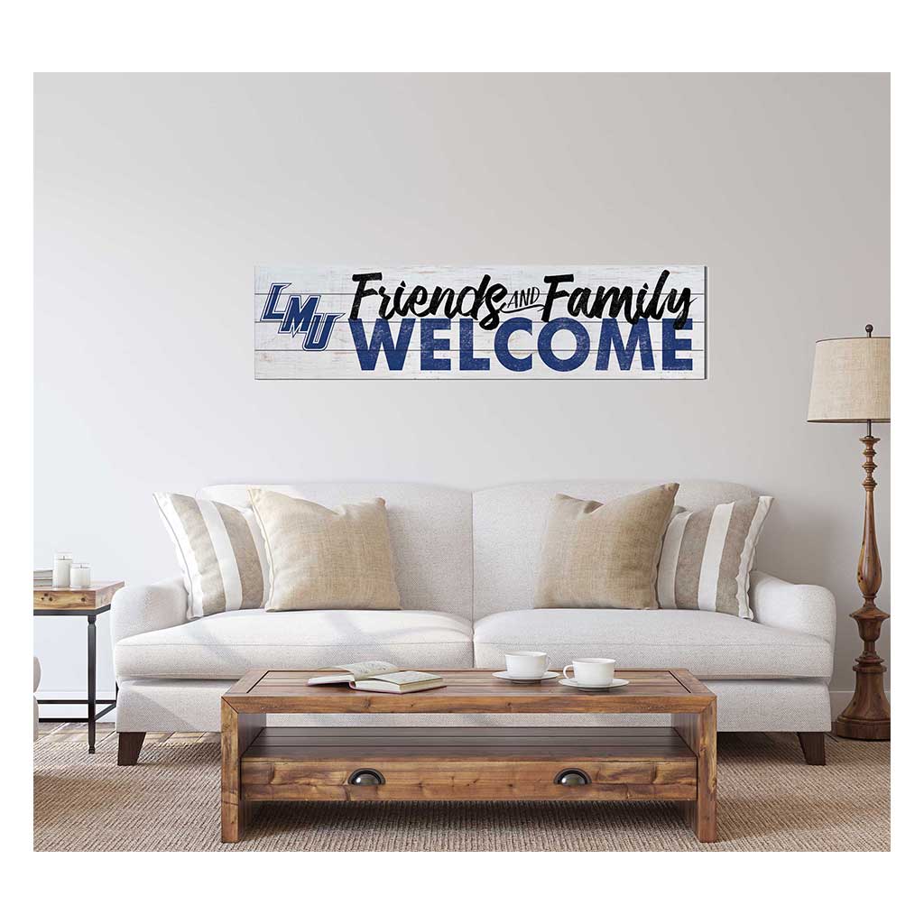 40x10 Sign Friends Family Welcome Lincoln Memorial University Railsplitters
