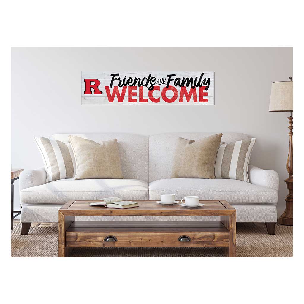 40x10 Sign Friends Family Welcome Rutgers - Camden