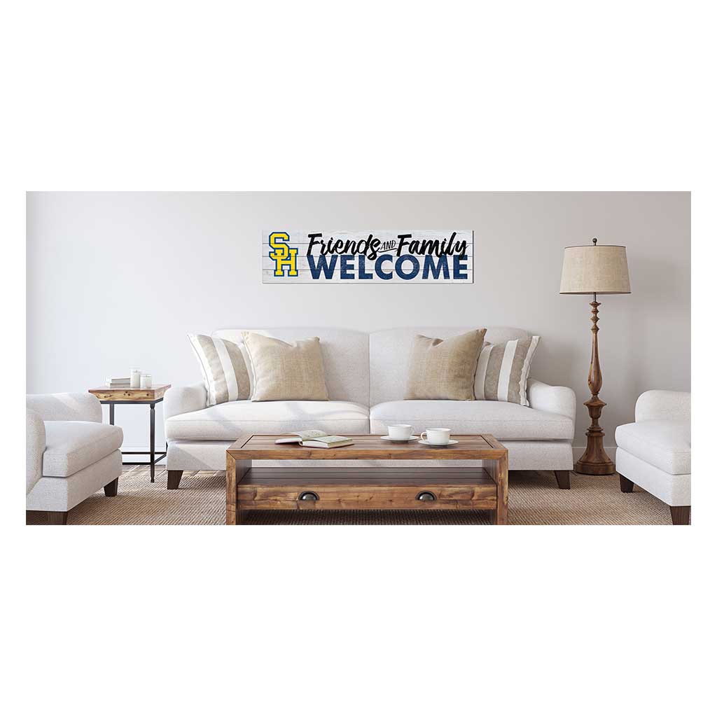 40x10 Sign Friends Family Welcome Siena Heights University Saints