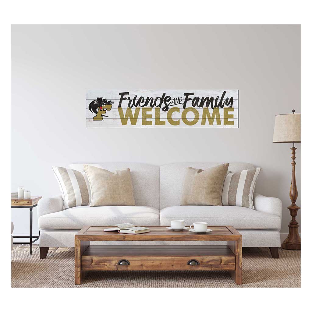 40x10 Sign Friends Family Welcome Furrum College Panthers