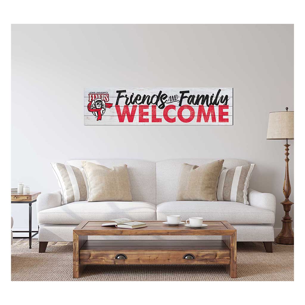 40x10 Sign Friends Family Welcome Lewis University Flyers