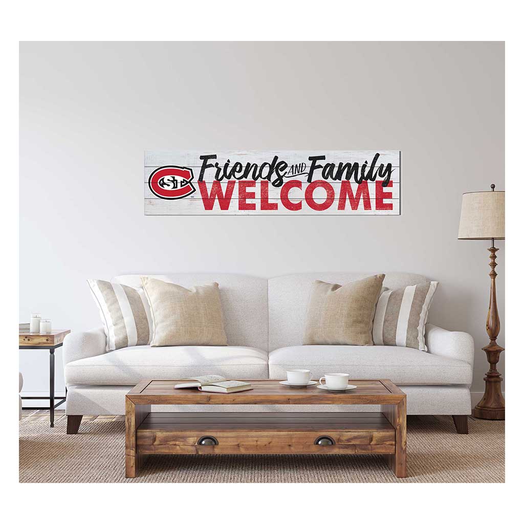 40x10 Sign Friends Family Welcome St. Cloud State Huskies
