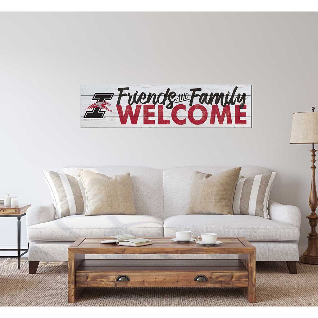 40x10 Sign Friends Family Welcome University of Indianapolis Greyhounds