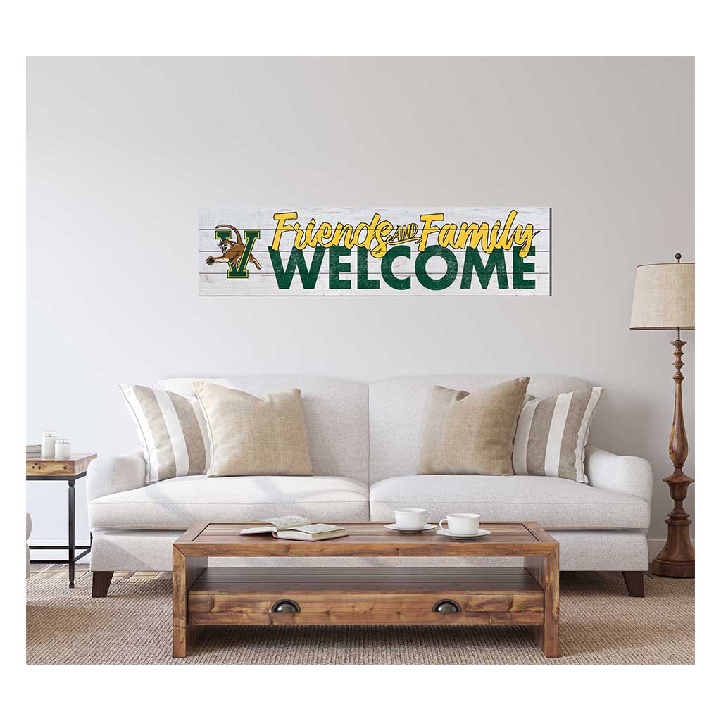 40x10 Sign Friends Family Welcome Vermont Catamounts