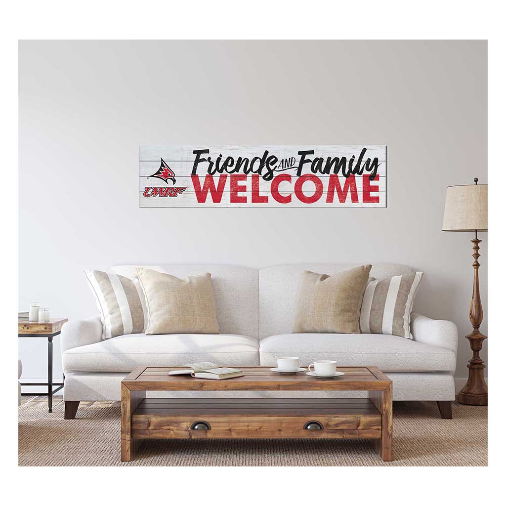 40x10 Sign Friends Family Welcome Wisconsin - River Falls FALCONS