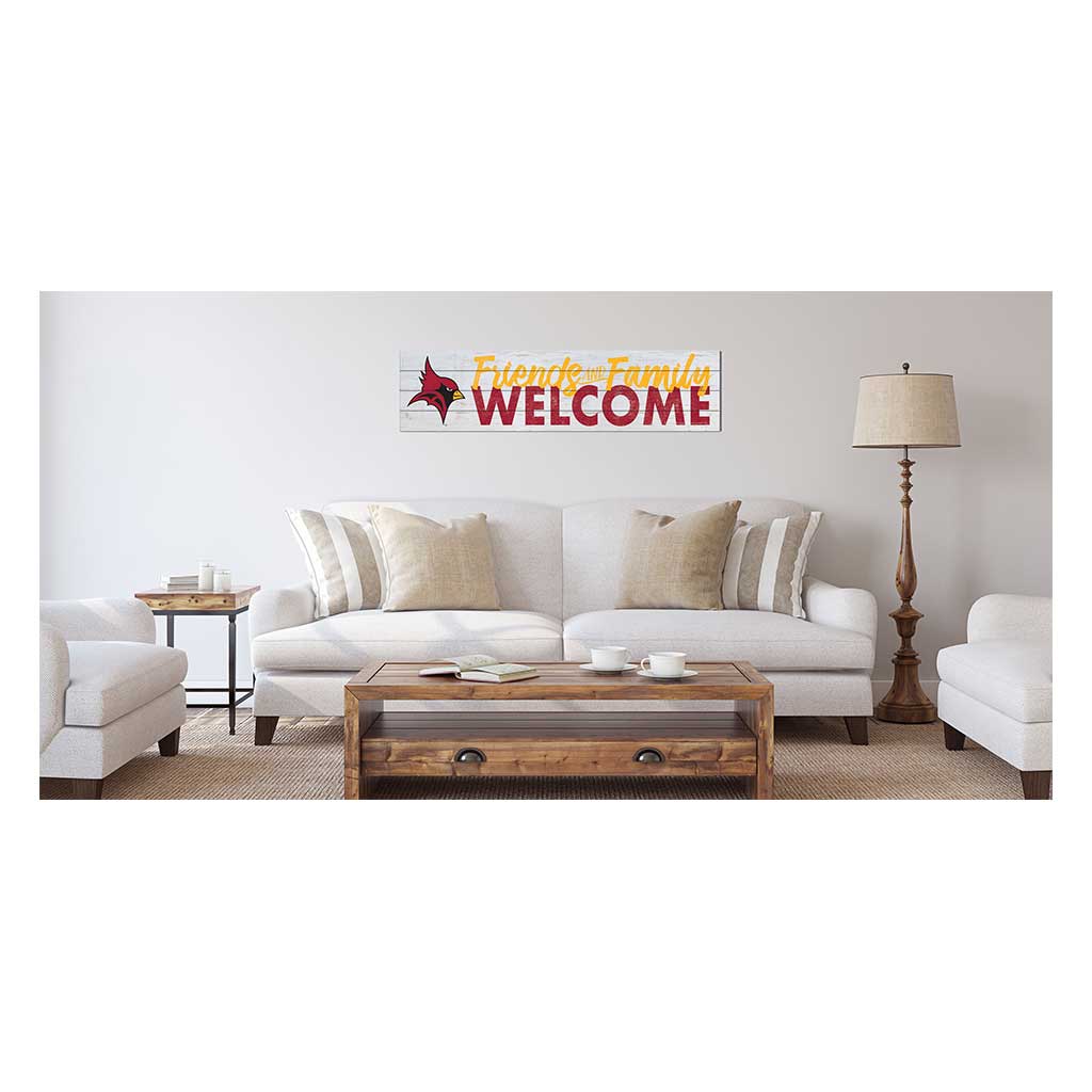 40x10 Sign Friends Family Welcome St. John Fisher College Cardinals