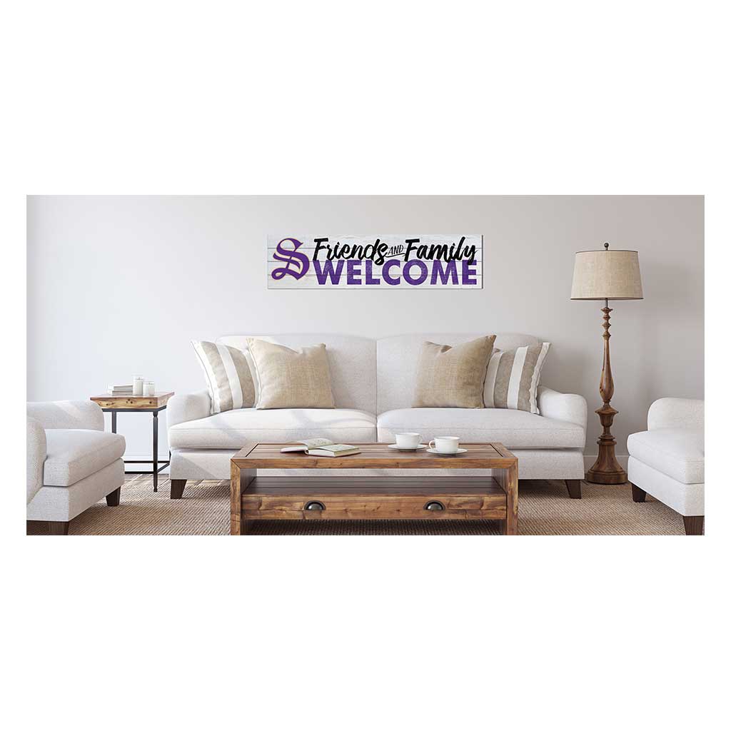 40x10 Sign Friends Family Welcome Sewanee - The University of the South Tigers