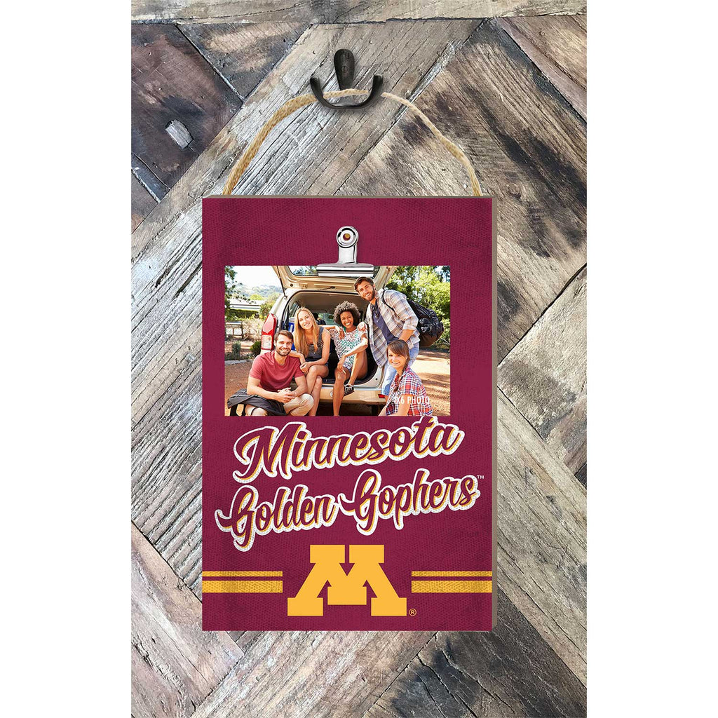Hanging Clip-It Photo Colored Logo Minnesota Golden Gophers
