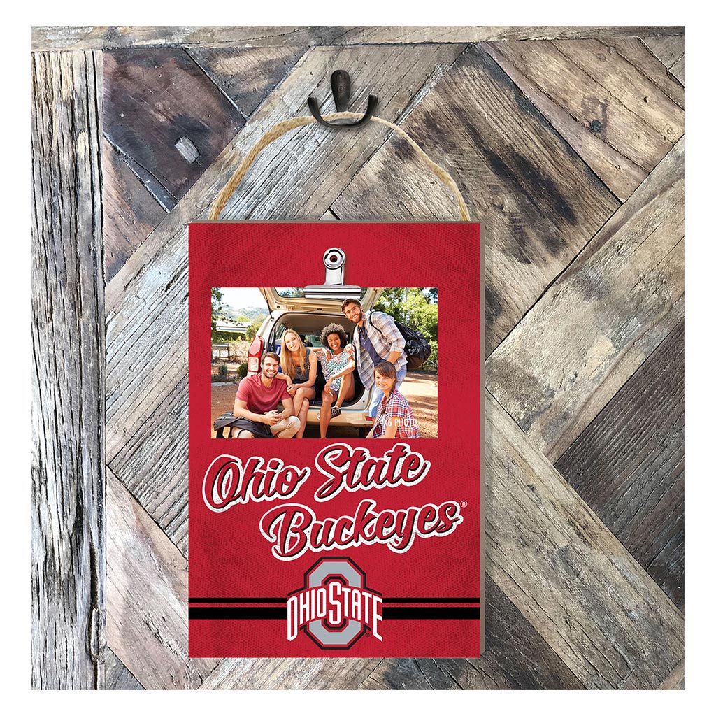 Hanging Clip-It Photo Colored Logo Ohio State Buckeyes