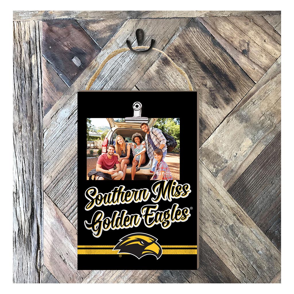Hanging Clip-It Photo Colored Logo Southern Mississippi Golden Eagles