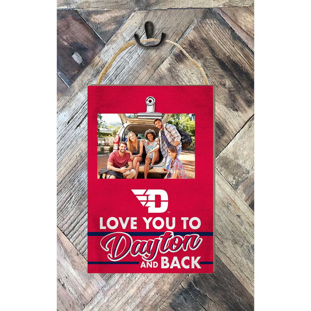Hanging Clip-It Photo Love You To Dayton Flyers