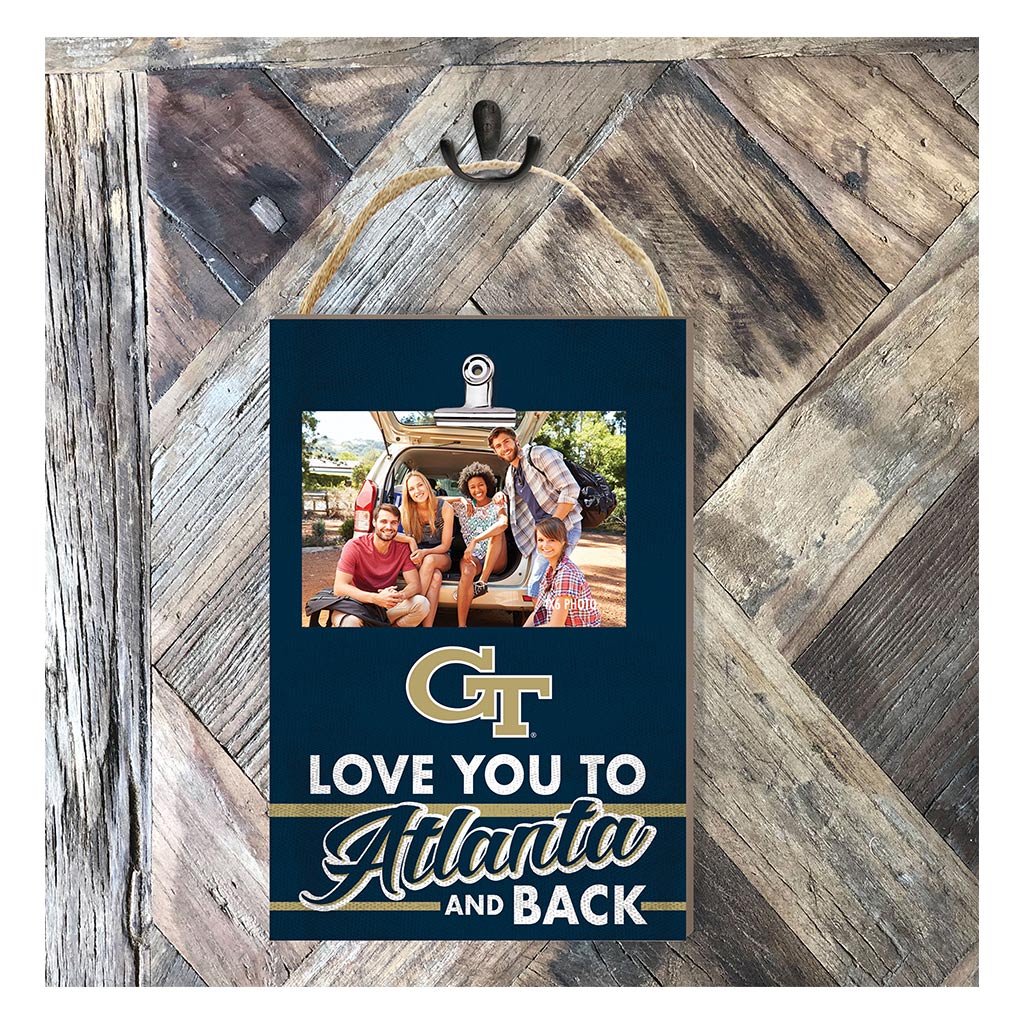 Hanging Clip-It Photo Love You To Georgia Tech Yellow Jackets