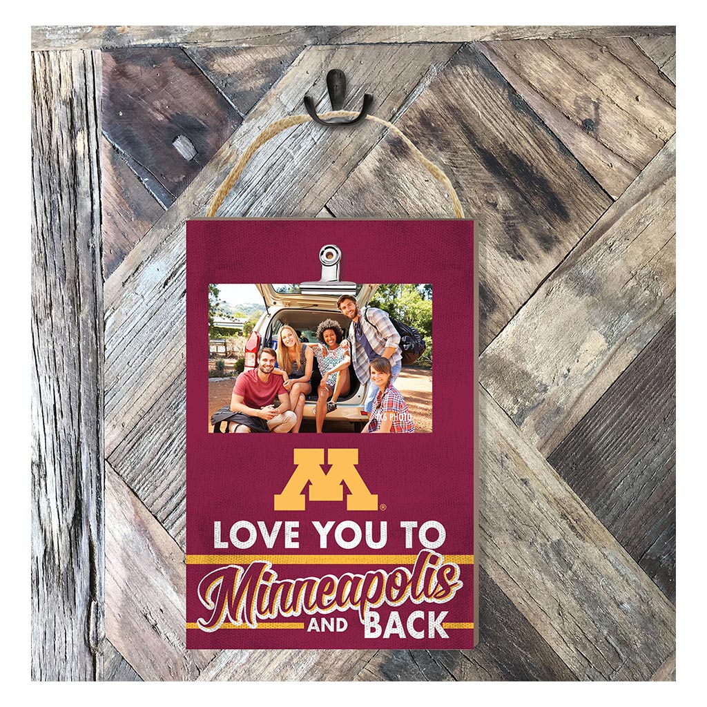 Hanging Clip-It Photo Love You To Minnesota Golden Gophers