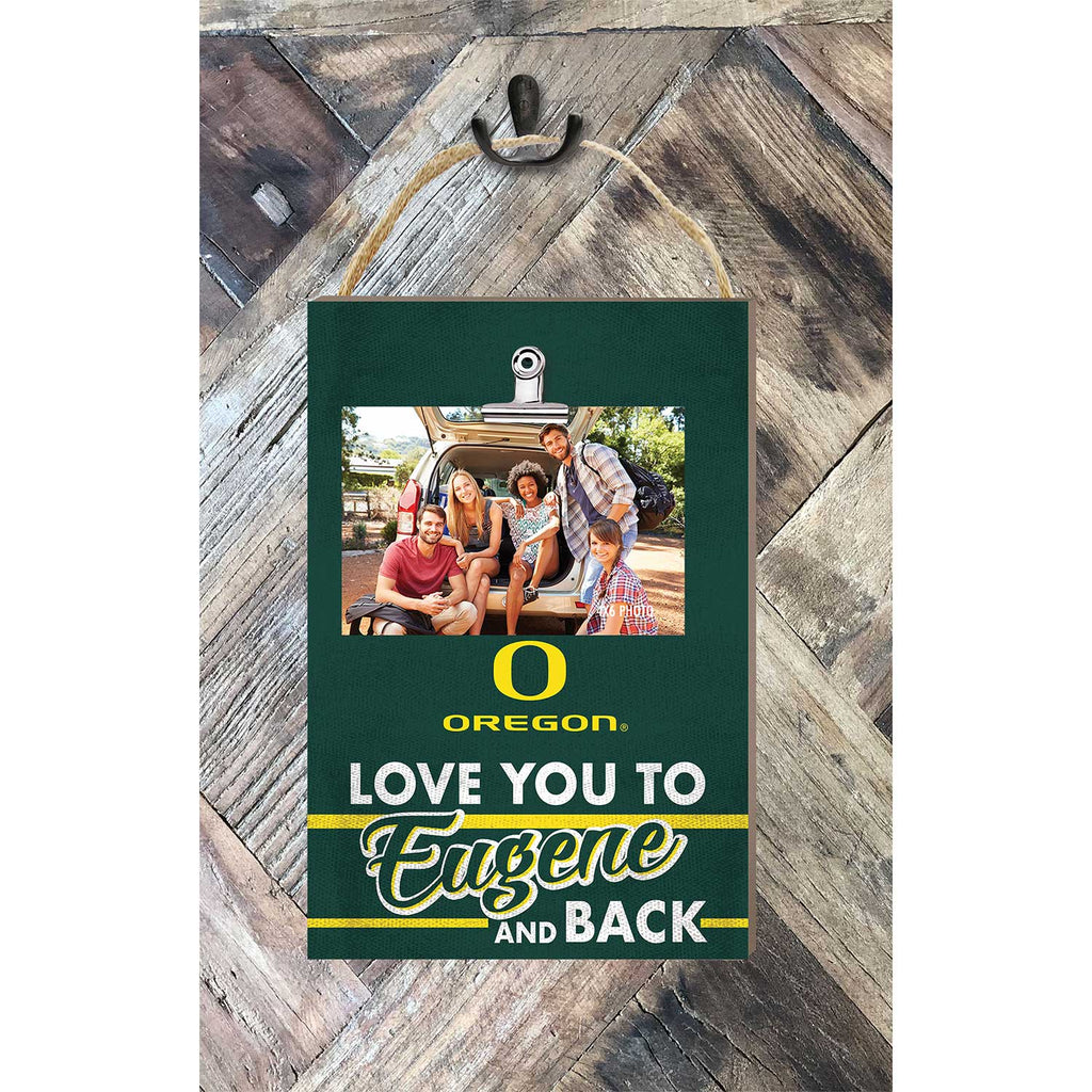 Hanging Clip-It Photo Love You To Oregon Ducks