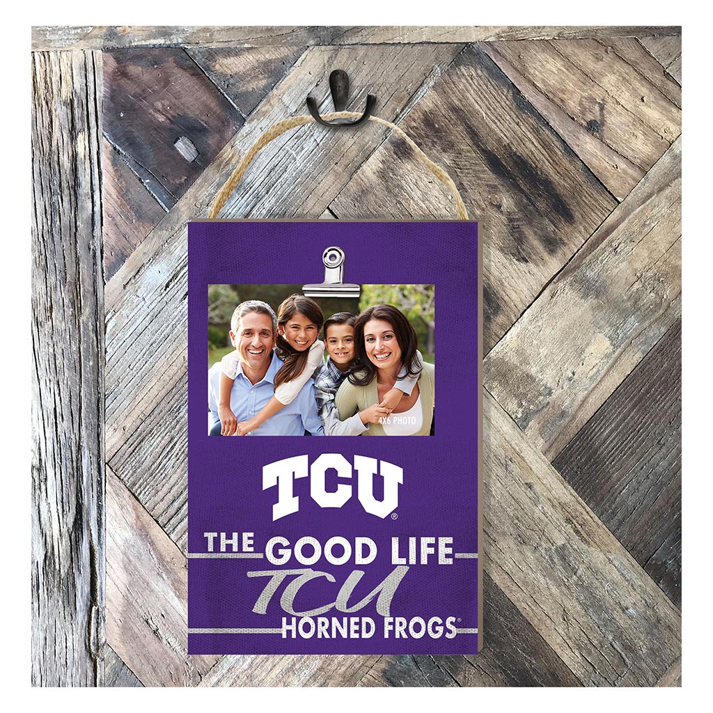 Hanging Clip-It Photo The Good Life Texas Christian Horned Frogs