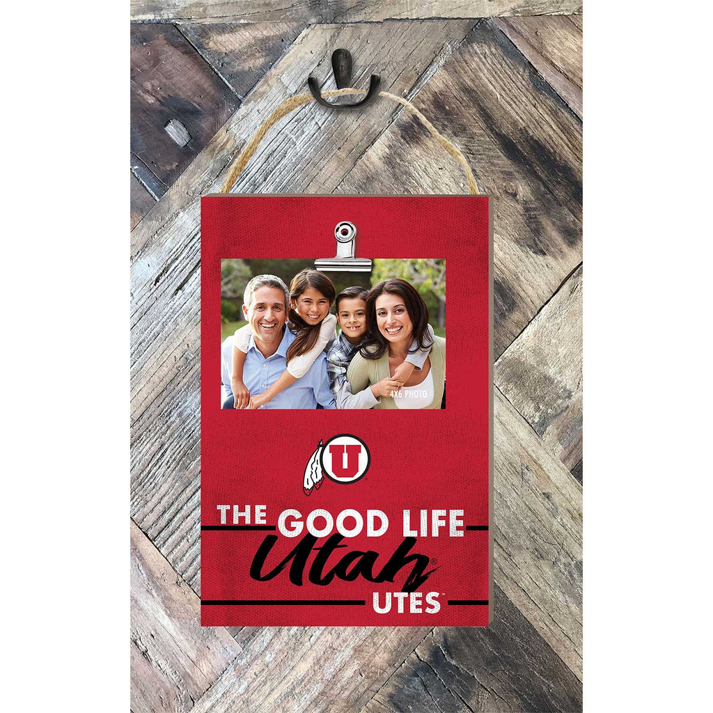 Hanging Clip-It Photo The Good Life Utah Running Utes