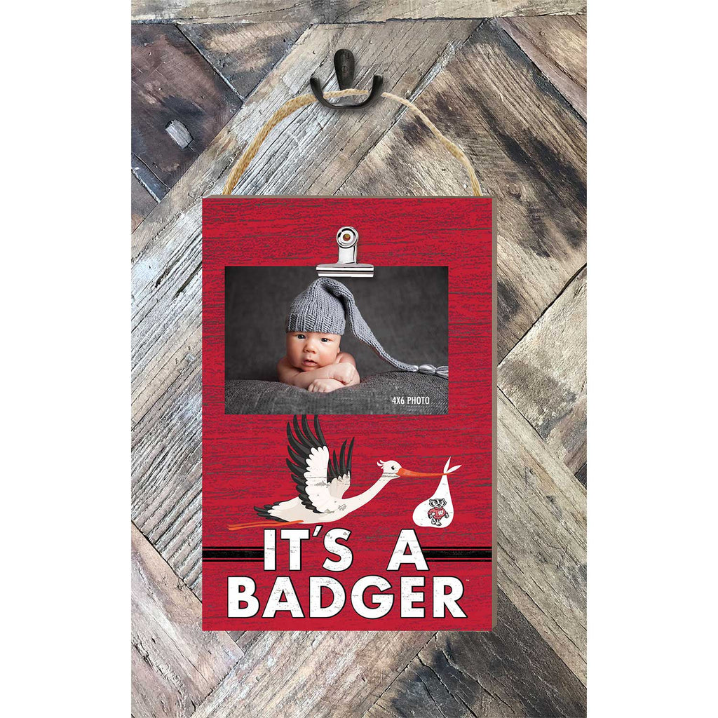 Hanging Clip-It Photo It's A Wisconsin Badgers