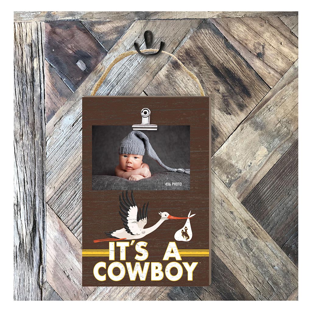 Hanging Clip-It Photo It's A Wyoming Cowboys