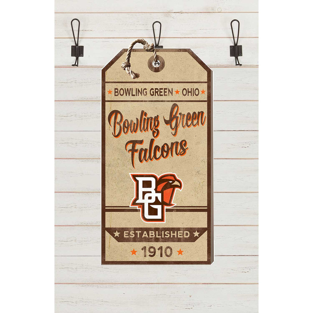 Small Hanging Tag Vintage Team Spirit Bowling Green Falcons